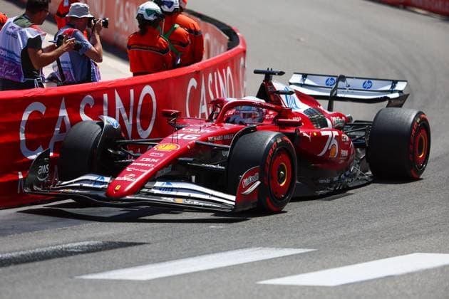 Charles Leclerc (MON) - Scuderia Ferrari - Ferrari SF-25 - Ferrari during Formula 1 Tag Heurer Grand Prix de Monaco 2025 at Monte Carlo (MC), may 23-25 2025 Formula 1 Tag Heurer Grand Prix de Monaco 2025