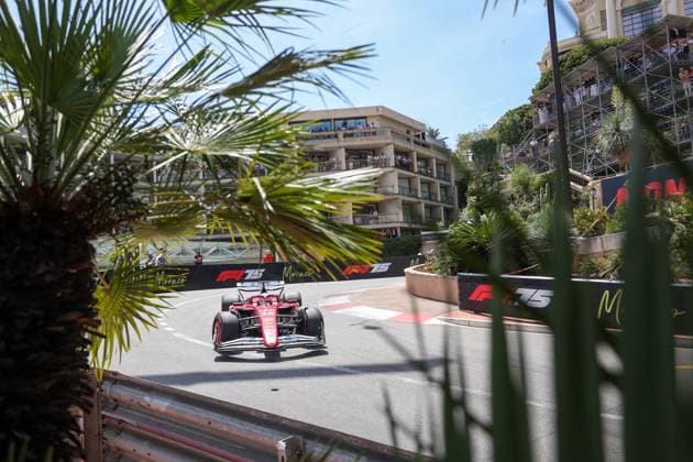 Charles Leclerc (MON) - Scuderia Ferrari - Ferrari SF-25 - Ferrariduring Formula 1 Tag Heurer Grand Prix de Monaco 2025 at Monte Carlo (MC), may 23-25 2025 Formula 1 Tag Heurer Grand Prix de Monaco 2025