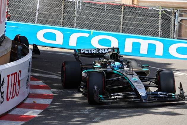 George Russell (GBR) - Mercedes-AMG PETRONAS F1 Team - Mercedes W16 - Mercedes E Performance during Formula 1 Tag Heurer Grand Prix de Monaco 2025 at Monte Carlo (MC), may 23-25 2025 Formula 1 Tag Heurer Grand Prix de Monaco 2025