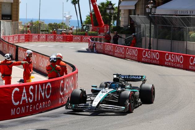 George Russell (GBR) - Mercedes-AMG PETRONAS F1 Team - Mercedes W16 - Mercedes E Performance during Formula 1 Tag Heurer Grand Prix de Monaco 2025 at Monte Carlo (MC), may 23-25 2025 Formula 1 Tag Heurer Grand Prix de Monaco 2025