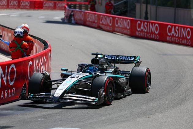 George Russell (GBR) - Mercedes-AMG PETRONAS F1 Team - Mercedes W16 - Mercedes E Performance during Formula 1 Tag Heurer Grand Prix de Monaco 2025 at Monte Carlo (MC), may 23-25 2025 Formula 1 Tag Heurer Grand Prix de Monaco 2025