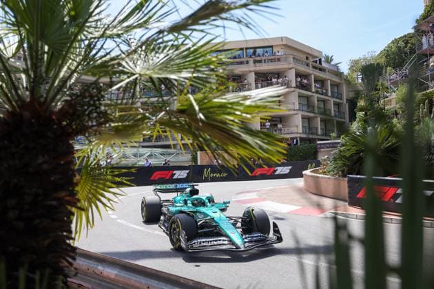 Lance Stroll (CAN) - Aston Martin Aramco F1 Team - Aston Martin AMR25 - Mercedesduring Formula 1 Tag Heurer Grand Prix de Monaco 2025 at Monte Carlo (MC), may 23-25 2025 Formula 1 Tag Heurer Grand Prix de Monaco 2025