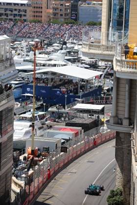Lance Stroll (CAN) - Aston Martin Aramco F1 Team - Aston Martin AMR25 - Mercedes during Formula 1 Tag Heurer Grand Prix de Monaco 2025 at Monte Carlo (MC), may 23-25 2025 Formula 1 Tag Heurer Grand Prix de Monaco 2025