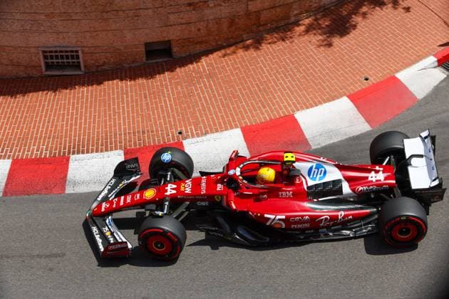 Lewis Hamilton (GBR) - Scuderia Ferrari - Ferrari SF-25 - Ferrariduring Formula 1 Tag Heurer Grand Prix de Monaco 2025 at Monte Carlo (MC), may 23-25 2025 Formula 1 Tag Heurer Grand Prix de Monaco 2025