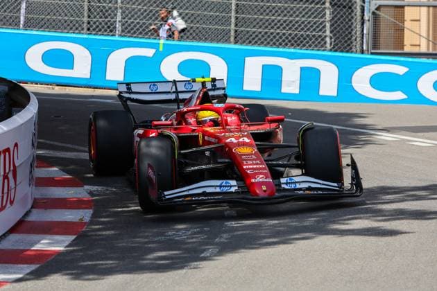 Lewis Hamilton (GBR) - Scuderia Ferrari - Ferrari SF-25 - Ferrariduring Formula 1 Tag Heurer Grand Prix de Monaco 2025 at Monte Carlo (MC), may 23-25 2025 Formula 1 Tag Heurer Grand Prix de Monaco 2025