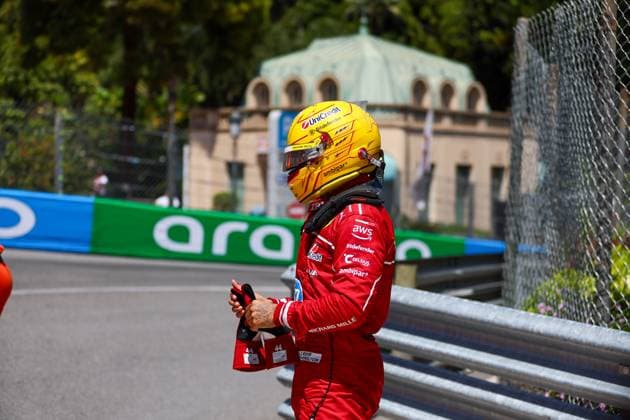 Lewis Hamilton (GBR) - Scuderia Ferrari - Ferrari SF-25 - Ferrari after the crash in P3 during Formula 1 Tag Heurer Grand Prix de Monaco 2025 at Monte Carlo (MC), may 23-25 2025 Formula 1 Tag Heurer Grand Prix de Monaco 2025