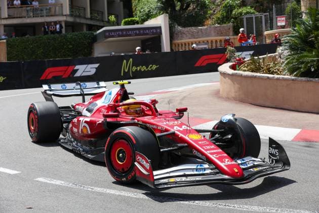 Lewis Hamilton (GBR) - Scuderia Ferrari - Ferrari SF-25 - Ferrariduring Formula 1 Tag Heurer Grand Prix de Monaco 2025 at Monte Carlo (MC), may 23-25 2025 Formula 1 Tag Heurer Grand Prix de Monaco 2025