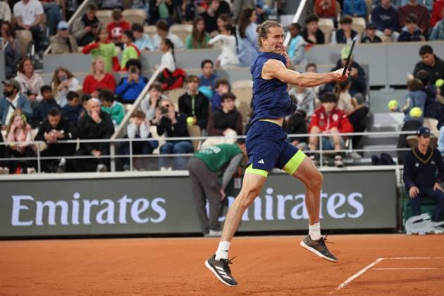 Roland Garros 2025 Grigor Dimitrow during training before Roland Garros 2025 tennis tournament in Paris France on 24 May 2025. Paris France  Copyright: xFotoxOlimpikx originalFilename:jastrzebowski-rolandga250524_npdxx.jpg