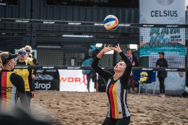 Beach Volleyball Men King Queen of the Court Hamburg 24 05 2025 Anna Chiara Reformat playing Hamburg Active City Arena Hamburg Germany