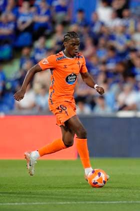 Real Madrid Real Sociedad La-Liga Ilaix Moriba of RC Celta de Vigo in action during the La Liga EA Sports match between Getafe CF and RC Celta de Vigo at Coliseum Alfonso Perez on May 24, 2025 in Getafe, Spain. Getafe Madrid Spain Copyright: xGokhanxTanerx