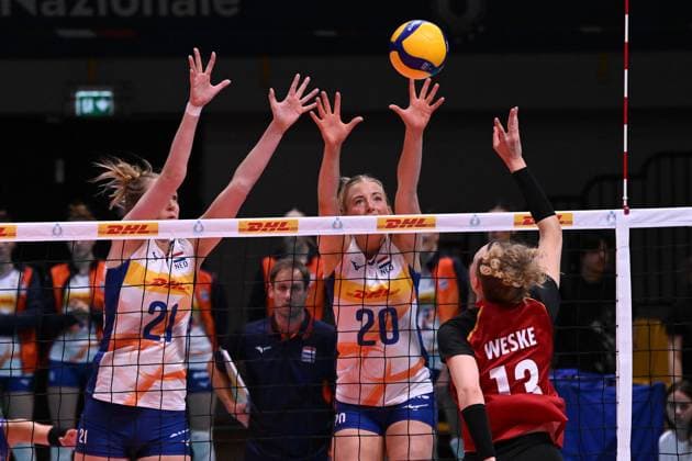 Weske Emilia ( Germany ) during the match Germany vs Holland at Pala Panini Modena 24may2025 , AIA AeQuilibrium Cup Women Elite.  Copyright: xDuilioxDellaxLibera IPAxSportx xipa-agency.netx xx IPA_58187941 IPA_Agency_IPA58187941