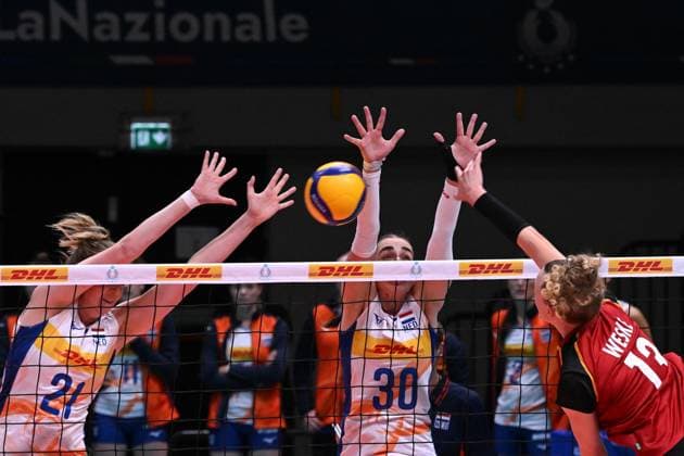 Weske Emilia ( Germany ) during the match Germany vs Holland at Pala Panini Modena 24may2025 , AIA AeQuilibrium Cup Women Elite.  Copyright: xDuilioxDellaxLibera IPAxSportx xipa-agency.netx xx IPA_58187946 IPA_Agency_IPA58187946