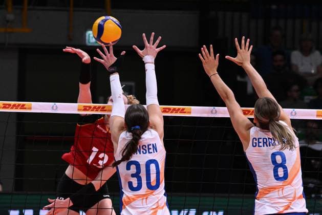 Emilia Weske ( Germany ) during the match Germany vs Holland at Pala Panini Modena 24may2025 , AIA AeQuilibrium Cup Women Elite.  Copyright: xDuilioxDellaxLibera IPAxSportx xipa-agency.netx xx IPA_58188026 IPA_Agency_IPA58188026