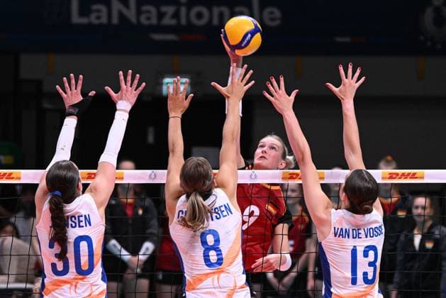 Alsmeir Lina ( Germany ) during the match Germany vs Holland at Pala Panini Modena 24may2025 , AIA AeQuilibrium Cup Women Elite.  Copyright: xDuilioxDellaxLibera IPAxSportx xipa-agency.netx xx IPA_58188079 IPA_Agency_IPA58188079
