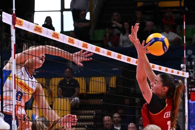 Gerritsen Suus ( Holland ) during the match Germany vs Holland at Pala Panini Modena 24may2025 , AIA AeQuilibrium Cup Women Elite.  Copyright: xDuilioxDellaxLibera IPAxSportx xipa-agency.netx xx IPA_58188116 IPA_Agency_IPA58188116