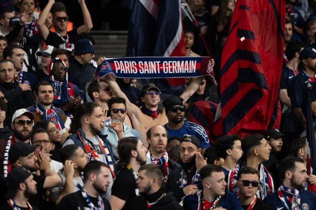 Saint Denis, France, May 24, 2025 - Parisian supporters attend the French Cup final football match between Paris Saint Germain (PSG) and Stade de Reims at the Stade de France.  Copyright: xAlexisxSciardx