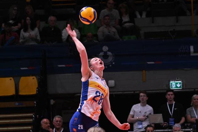 Kuipers Jette ( Holland ) during the match Germany vs Holland at Pala Panini Modena 24may2025 , AIA AeQuilibrium Cup Women Elite.  Copyright: xDuilioxDellaxLibera IPAxSportx xipa-agency.netx xx IPA_58188170 IPA_Agency_IPA58188170