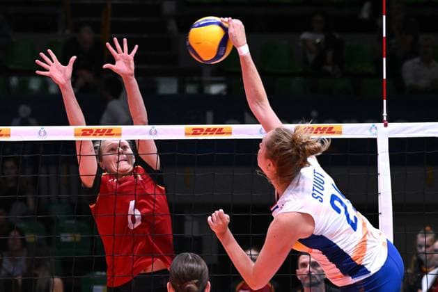 Stuut ( Holland ) during the match Germany vs Holland at Pala Panini Modena 24may2025 , AIA AeQuilibrium Cup Women Elite.  Copyright: xDuilioxDellaxLibera IPAxSportx xipa-agency.netx xx IPA_58188191 IPA_Agency_IPA58188191