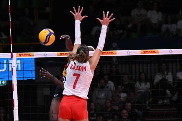 Adhuoljok John Majak Malual ( Italy ) during the match Italy vs Turkey at Pala Panini Modena 24may2025 , AIA AeQuilibrium Cup Women Elite.  Copyright: xDuilioxDellaxLibera IPAxSportx xipa-agency.netx xx IPA_58200488 IPA_Agency_IPA58200488