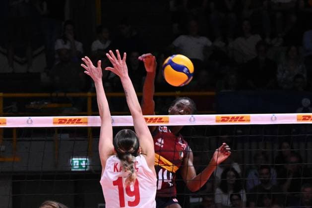 Linda Nwakalo ( Italy ) during the match Italy vs Turkey at Pala Panini Modena 24may2025 , AIA AeQuilibrium Cup Women Elite.  Copyright: xDuilioxDellaxLibera IPAxSportx xipa-agency.netx xx IPA_58200495 IPA_Agency_IPA58200495
