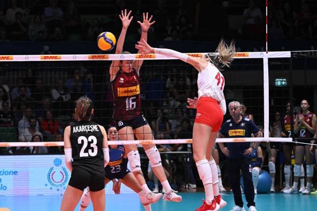 Carutasu Alexia ( Turkey ) during the match Italy vs Turkey at Pala Panini Modena 24may2025 , AIA AeQuilibrium Cup Women Elite.  Copyright: xDuilioxDellaxLibera IPAxSportx xipa-agency.netx xx IPA_58200508 IPA_Agency_IPA58200508