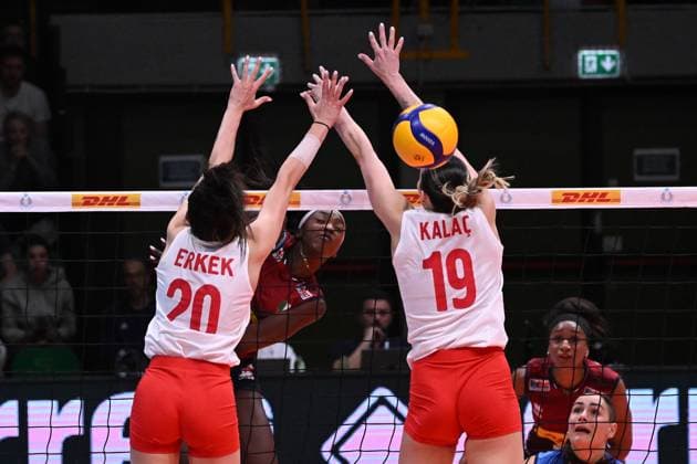 Adhuoljok John Majak Malual ( Italy ) during the match Italy vs Turkey at Pala Panini Modena 24may2025 , AIA AeQuilibrium Cup Women Elite.  Copyright: xDuilioxDellaxLibera IPAxSportx xipa-agency.netx xx IPA_58200620 IPA_Agency_IPA58200620