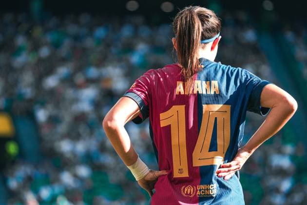 2025 UEFA Women s Champions League Final: Arsenal WFC vs. FC Barcelona, Barca Femeni Aitana Bonmati of FC Barcelona Femeni in action during the 2025 UEFA Women s Champions League Final: Arsenal WFC vs. FC Barcelona Femeni on 24 May 2025, at Jose Alvalade Stadium, in Lisbon, Portugal Copyright: xAlexandraxFechetex _ADR3463