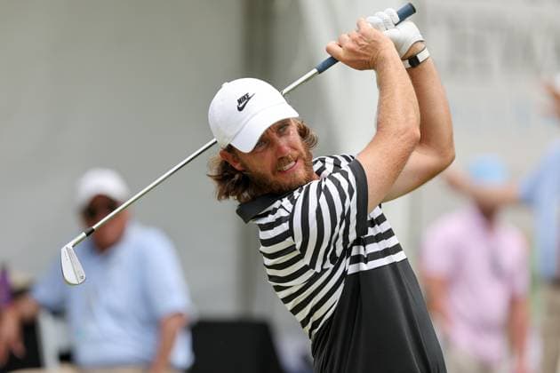 PGA, Golf Herren Golf 2025: Charles Schwab Challenge MAY 24 May 24, 2025: Tommy Fleetwood hits his tee shot on the 10th hole during the third round of the Charles Schwab Challenge golf tournament at Colonial Country Club in Fort Worth, TX. Gray Siegel Cal Media (Credit Image: Â Gray Siegel Cal Sport Media) Fort Worth Texas United States of America EDITORIAL USE ONLY Copyright: xx ZUMA-20250524_zma_c04_376.jpg GrayxSiegelx csmphotothree386000