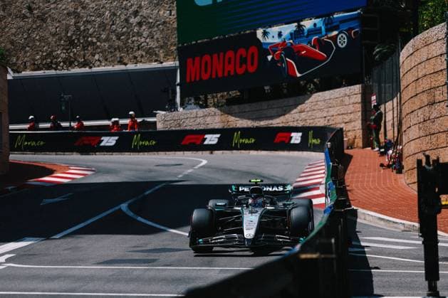 12 Andrea Kimi Antonelli ITA, Mercedes AMG Petronas F1 Team , F1 Grand Prix of Monaco at Circuit de Monaco on May 24, 2025 in Monte Carlo, Monaco Photo by HOCH ZWEI Monte Carlo Monaco