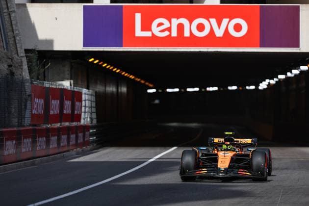 MONTE-CARLO, MONACO - MAY 24: Lando Norris of Great Britain driving the (4) McLaren MCL39 Mercedes during Qualifying ahead of the F1 Grand Prix of Monaco at Circuit de Monaco on May 24, 2025 in Monte-Carlo, Monaco.(Photo by Qian Jun Paddocker) SPO  Copyright: xQIANxJUNxMotorsportxMedia Paddockerx