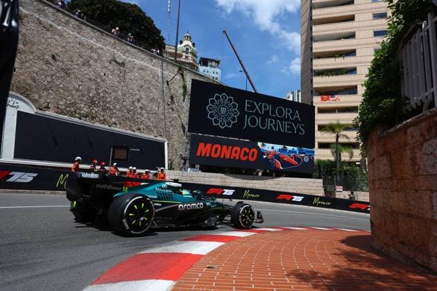 23 05 2025, xrarjax, Motorsport FIA Formula 1, Grand Prix of Monaco 2025 v l Fernando Alonso Aston Martin starting number 14 FIA REGULATIONS PROHIBIT ANY USE OF PHOTOGRAPHS as IMAGE SEQUENCES and or QUASI VIDEO Monte Carlo MANDATORY CREDIT: Beto Issa Photos ALL RIGHTS RESERVED: www.betoissaphotos.com