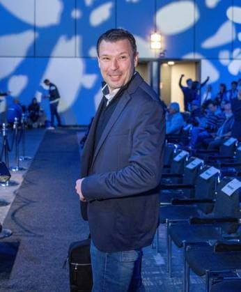 Soccer, Men, Season 2024 25, Hertha BSC, Annual General Meeting in Hall 22b of Messe Berlin, Sports Director Benjamin Weber Hertha BSC , 25 05 2025, Copyright: xMatthiasxKochx