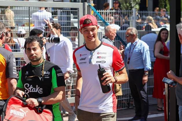 Oliver Bearman MoneyGramm Haas in the paddock, Race, Monaco Grand Prix, Motorsport, Men, Formula 1, 25 05 2025 Monte Carlo Monaco MCO Copyright: xkolbert-press ChristianxKolbertx