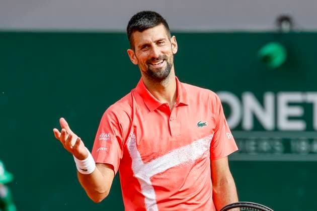 Novak Djokovic SRB , Switzerland, Tennis, Gonet Geneva Open ATP 250 , Final Doubles,2025, Ariel Behar URU Joran Vliegen BEL vs Sadio Doumbia FRA Fabien Reboul FRA , 24 05 2025, Parc des Eaux Vives, Geneva, Switzerland Geneva Parc des Eaux Vives Geneva Switzerland Copyright: xGrantxHubbsx