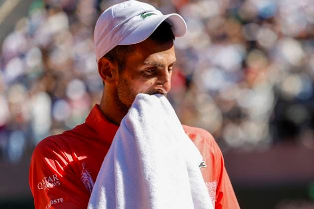 Novak Djokovic SRB , Switzerland, Tennis, Gonet Geneva Open ATP 250 , Final Doubles,2025, Ariel Behar URU Joran Vliegen BEL vs Sadio Doumbia FRA Fabien Reboul FRA , 24 05 2025, Parc des Eaux Vives, Geneva, Switzerland Geneva Parc des Eaux Vives Geneva Switzerland Copyright: xGrantxHubbsx