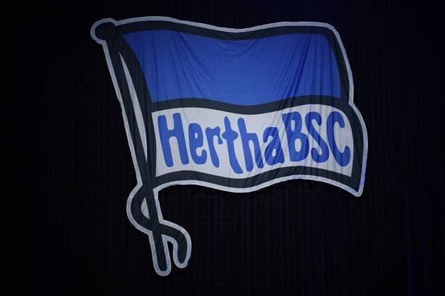 Soccer 2 Bundesliga General Meeting of Hertha B S C e V on 25 05 2025 at Messe Berlin in Berlin Symbol photo Club logo Logo Hertha BSC Berlin xRx
