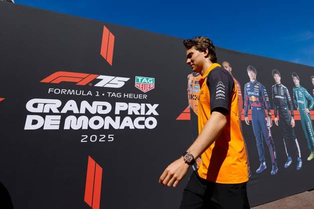 F1 - MONACO GRAND PRIX 2025 PIASTRI Oscar (aus), McLaren F1 Team MCL39, portrait during the Formula 1 Tag Heuer Grand Prix de Monaco, 8th round of the 2025 FIA Formula One World Championship, WM, Weltmeisterschaft from May 23 to 25, 2025 on the Circuit de Monaco, in Monte-Carlo, Monaco - Monte-CarloMonaco  Copyright: xJavierxJimenezx
