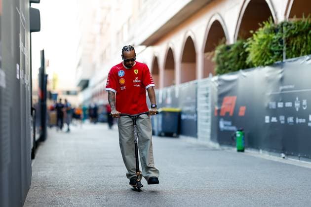 F1 - MONACO GRAND PRIX 2025 HAMILTON Lewis (gbr), Scuderia Ferrari SF-25, portrait during the Formula 1 Tag Heuer Grand Prix de Monaco, 8th round of the 2025 FIA Formula One World Championship, WM, Weltmeisterschaft from May 23 to 25, 2025 on the Circuit de Monaco, in Monte-Carlo, Monaco - Monte-CarloMonaco  Copyright: xJavierxJimenezx