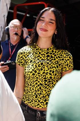 Dua Lipa Saengerin , Monaco Grand Prix, Motorsport, Formula 1, 2025 season, 25 05 2025 Monaco Grand Prix, Motorsport, Formula 1, 2025 season, 25 05 2025 Monte Carlo Copyright: xEibner-Pressefoto AlexanderxNeisx EP_ANS