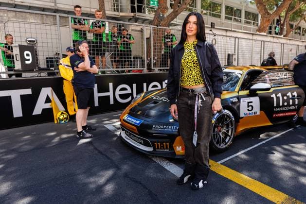 Dua Lipa Saengerin , Monaco Grand Prix, Motorsport, Formula 1, 2025 season, 25 05 2025 Monaco Grand Prix, Motorsport, Formula 1, 2025 season, 25 05 2025 Monte Carlo Copyright: xEibner-Pressefoto AlexanderxNeisx EP_ANS