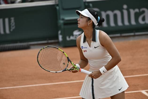 Tennis : Roland Garros 2025 - ITF - Tennis - Roland Garros 2025 - ITF - Alexandra Eala - Philippines France  Copyright: xChryslenexCaillaudx xPsnewzx