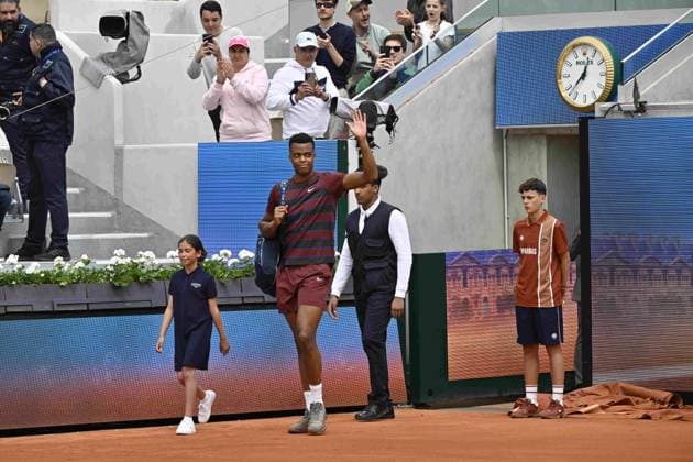 Tennis : Roland Garros 2025 - ITF - Tennis - Roland Garros 2025 - ITF - Giovanni Mpetshi Perricard - France France  Copyright: xChryslenexCaillaudx xPsnewzx