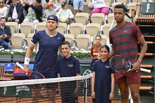 Tennis : Roland Garros 2025 - ITF - Tennis - Roland Garros 2025 - ITF - Giovanni Mpetshi Perricard - France France  Copyright: xChryslenexCaillaudx xPsnewzx