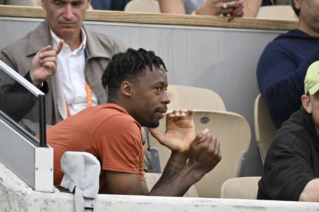 Tennis : Roland Garros 2025 - ITF - Tennis - Roland Garros 2025 - ITF - Elina Svitolina - Ukraine - Gael Monfils - France France  Copyright: xChryslenexCaillaudx xPsnewzx