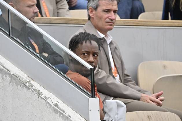 Tennis : Roland Garros 2025 - ITF - Tennis - Roland Garros 2025 - ITF - Elina Svitolina - Ukraine - Gael Monfils - France France  Copyright: xChryslenexCaillaudx xPsnewzx