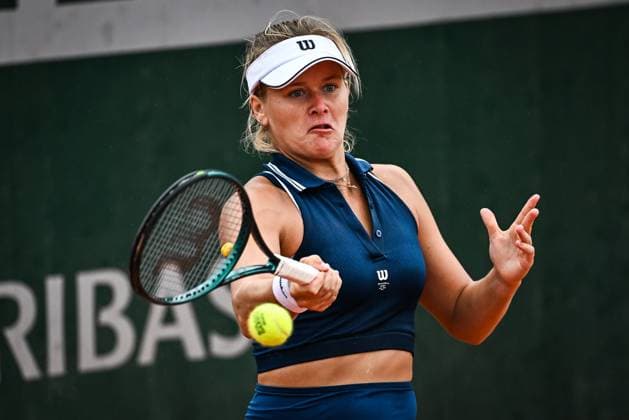 May 25, 2025, Paris, France, France: Peyton STEARNS of United States during the first day of Roland-Garros 2025, French Open 2025, Grand Slam tennis tournament at Roland-Garros Stadium on May 25, 2025 in Paris, France. Paris France - ZUMAm308 20250525_zsp_m308_006 Copyright: xMatthieuxMirvillex