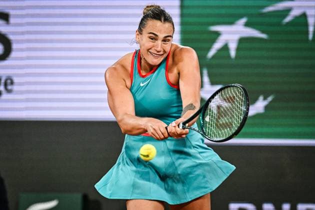 May 25, 2025, Paris, France, France: Aryna SABALENKA of Belarus during the first day of Roland-Garros 2025, French Open 2025, Grand Slam tennis tournament at Roland-Garros Stadium on May 25, 2025 in Paris, France. Paris France - ZUMAm308 20250525_zsp_m308_012 Copyright: xMatthieuxMirvillex