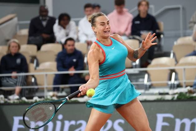 ROLAND GARROS 2025 Thierry Larret MAXPPP - PARIS (75) 25 05 2025 Thierry Larret Maxppp. Tennis. Roland Garros 2025. Internationaux de France de tennis. Stade Roland Garros, Paris (75). Le 25 mai. Court Phillipe Chatrier : Aryna SABALENKA (RUS) vs Kamilla RAKHIMIVA (RUS) - Tennis. Roland Garros 2025. French Open tennis tournament. Roland Garros Stadium, Paris (75) PARIS (75) STADE ROLAND GARROS PARIS ILE DE FRANCE FRANCE  Copyright: xMAXPPPxThierryxLarretx TLR202505255611 TLR202505255611