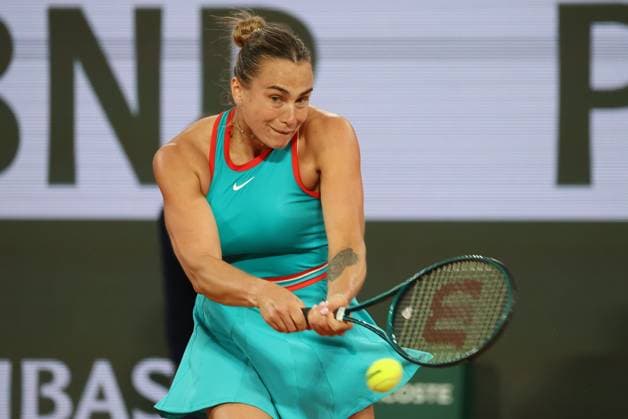 ROLAND GARROS 2025 Thierry Larret MAXPPP - PARIS (75) 25 05 2025 Thierry Larret Maxppp. Tennis. Roland Garros 2025. Internationaux de France de tennis. Stade Roland Garros, Paris (75). Le 25 mai. Court Phillipe Chatrier : Aryna SABALENKA (RUS) vs Kamilla RAKHIMIVA (RUS) - Tennis. Roland Garros 2025. French Open tennis tournament. Roland Garros Stadium, Paris (75) PARIS (75) STADE ROLAND GARROS PARIS ILE DE FRANCE FRANCE  Copyright: xMAXPPPxThierryxLarretx TLR202505255621 TLR202505255621