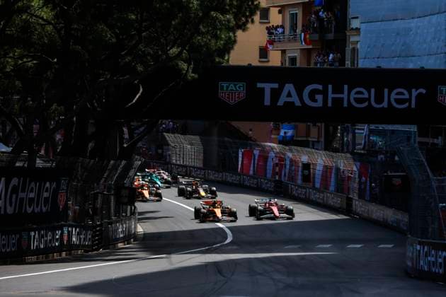 F1 - MONACO GRAND PRIX 2025 Race start during the Formula 1 Tag Heuer Grand Prix de Monaco, 8th round of the 2025 FIA Formula One World Championship, WM, Weltmeisterschaft from May 23 to 25, 2025 on the Circuit de Monaco, in Monte-Carlo, Monaco - Monte-CarloMonaco  Copyright: xDPPIx